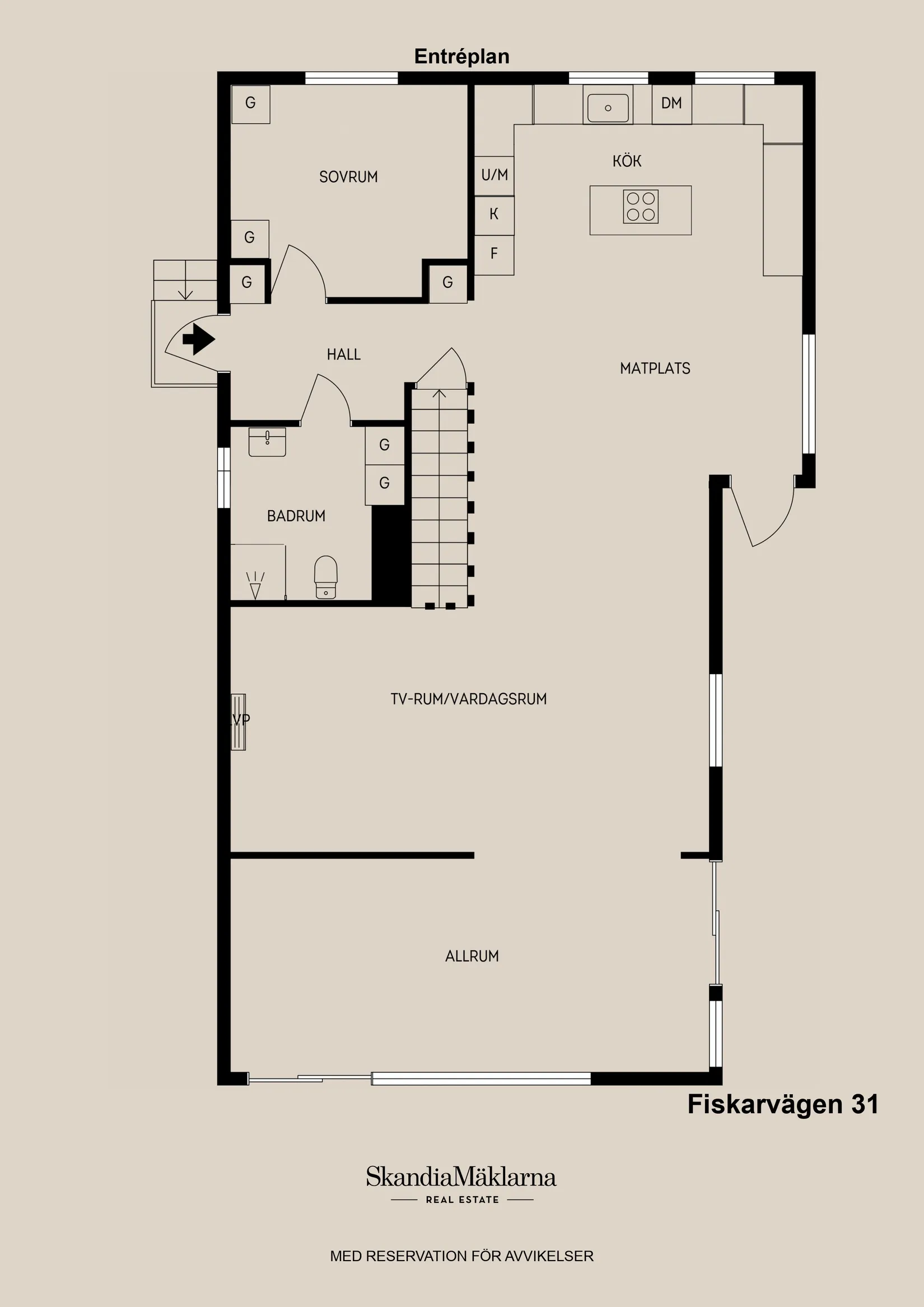 Villa, Fiskarvägen 31, Rotskär, Älvkarleby