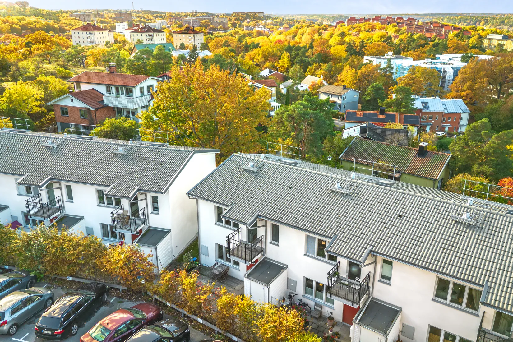 Radhus, Rimbertsvägen 14, Aspudden, Stockholm