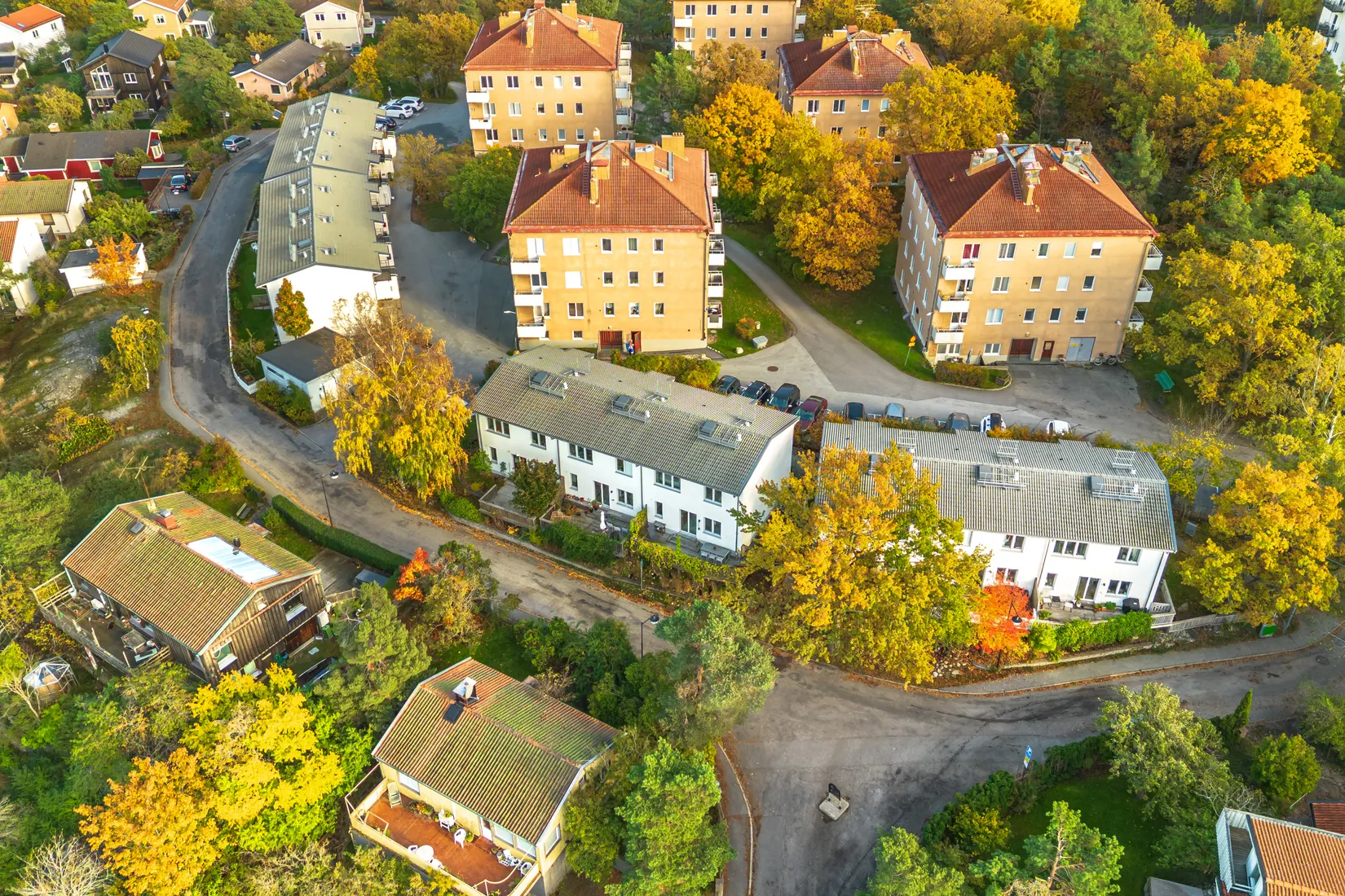 Radhus, Rimbertsvägen 14, Aspudden, Stockholm