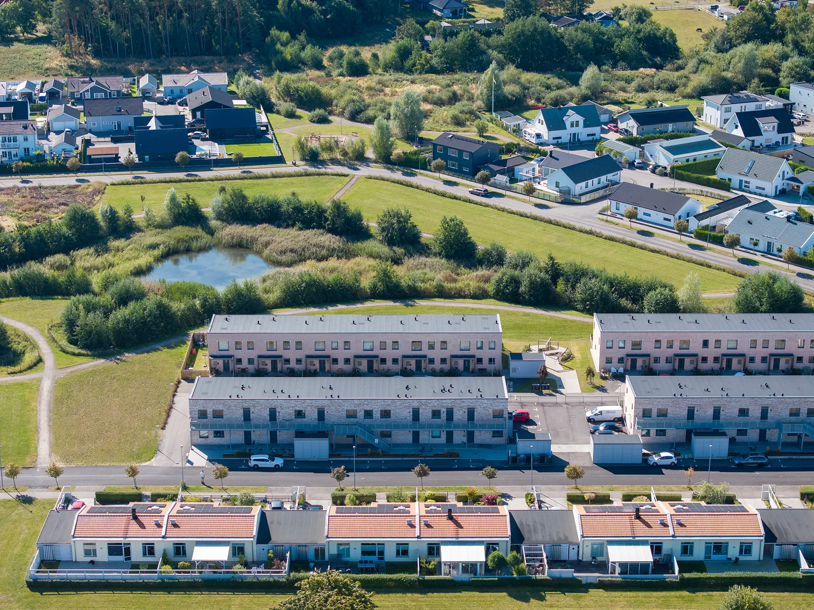 Radhus, Lilla Byvägen 2D, Häljarp, Landskrona