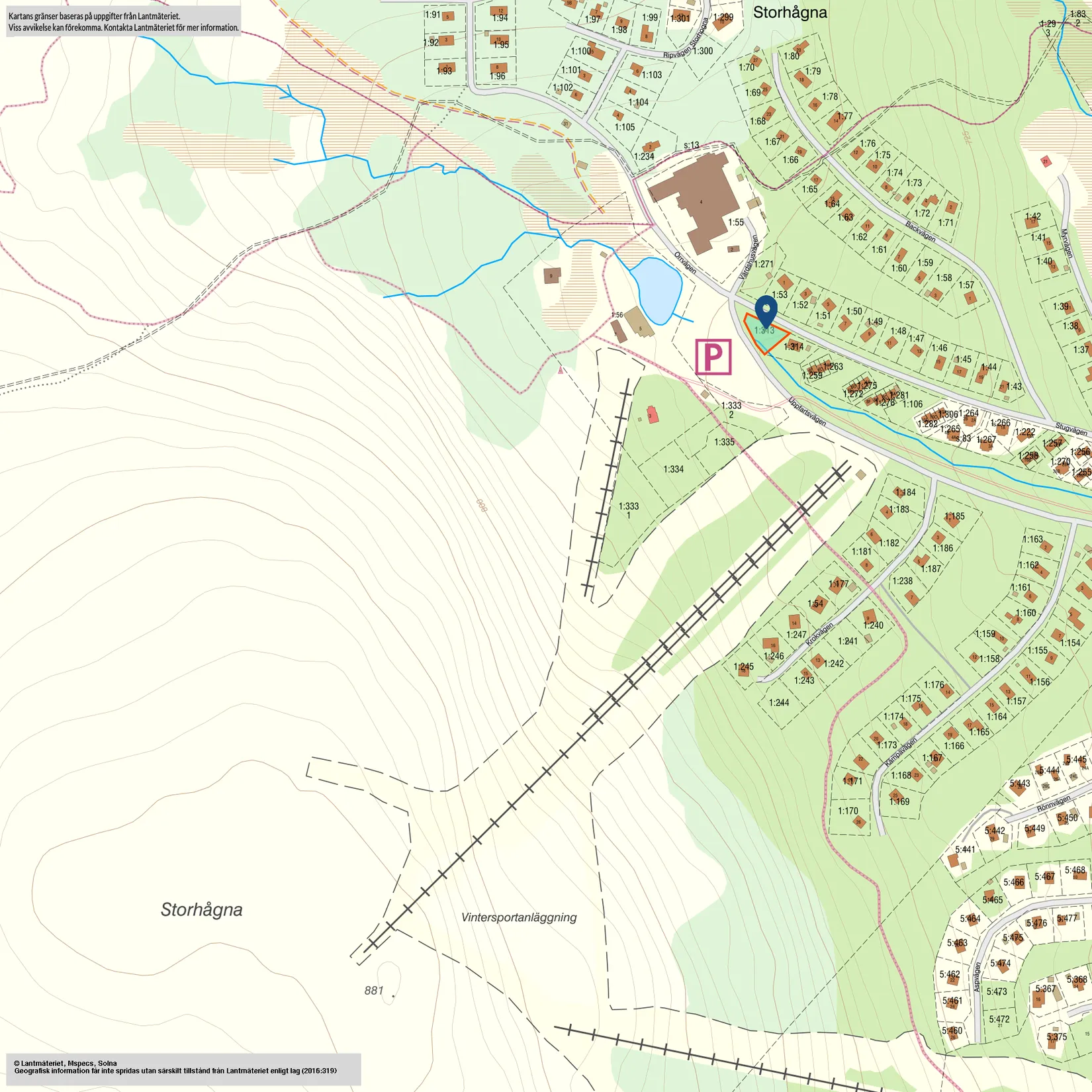 Fritidshus, Stugvägen 2A, Storhogna, Berg