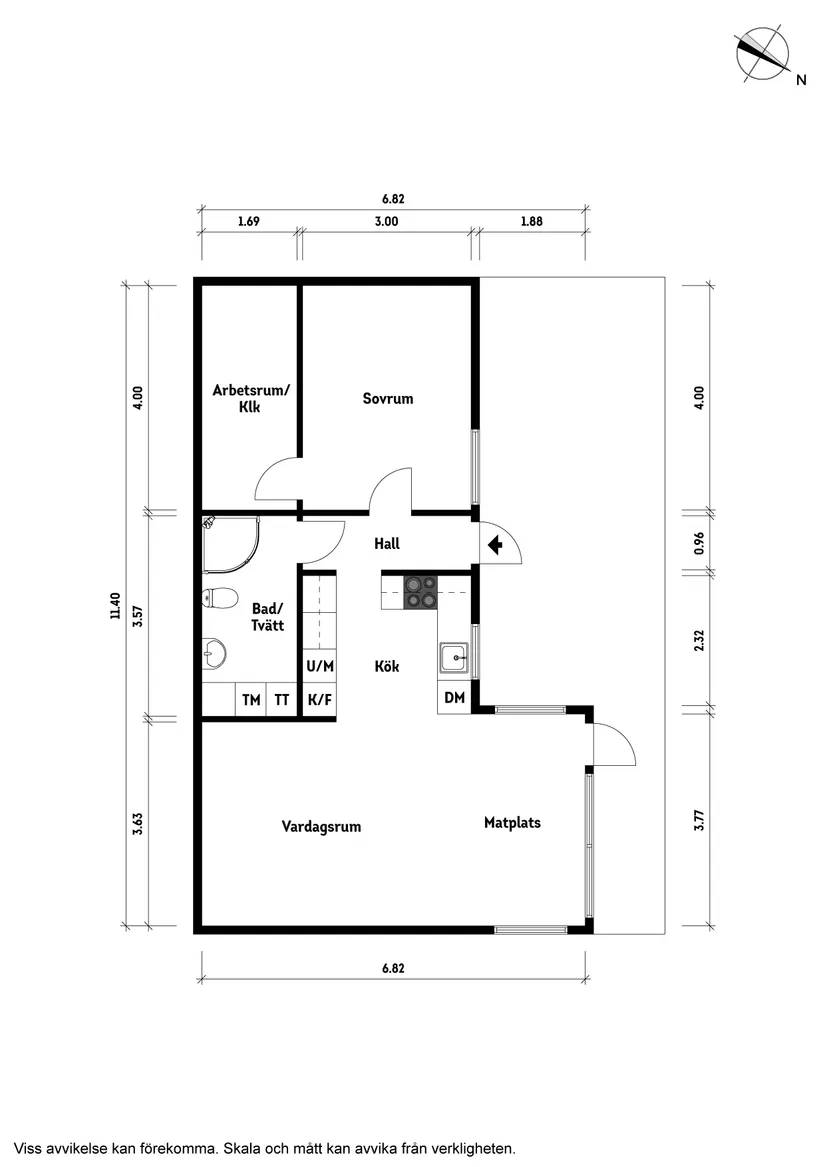 Bostadsrätt, Forsvägen 31 B BV, Kungsbacka