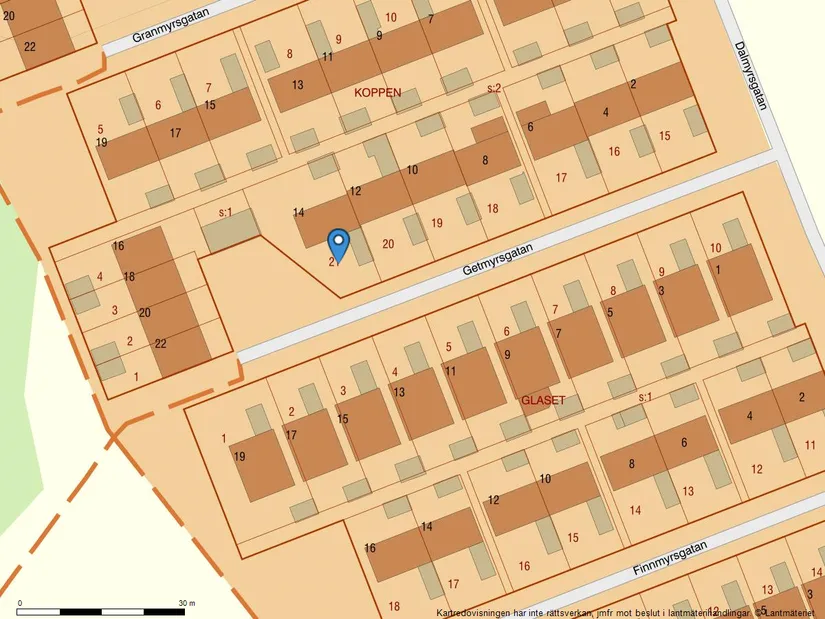 Radhus, Getmyrsgatan 14, Stockfallet, Karlstad