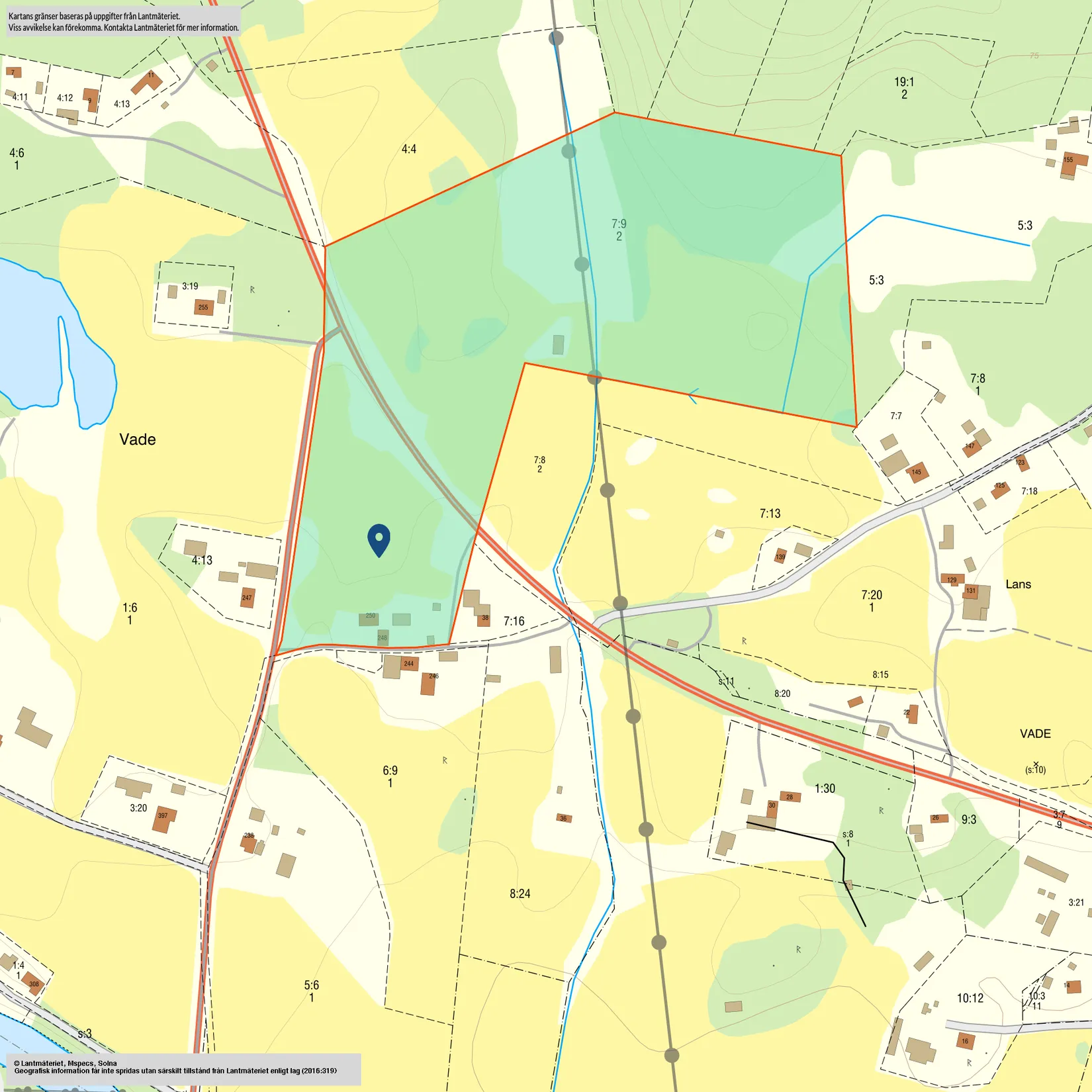 Gård/Skog, Vade 250, Bergsjö-Vade, Nordanstig