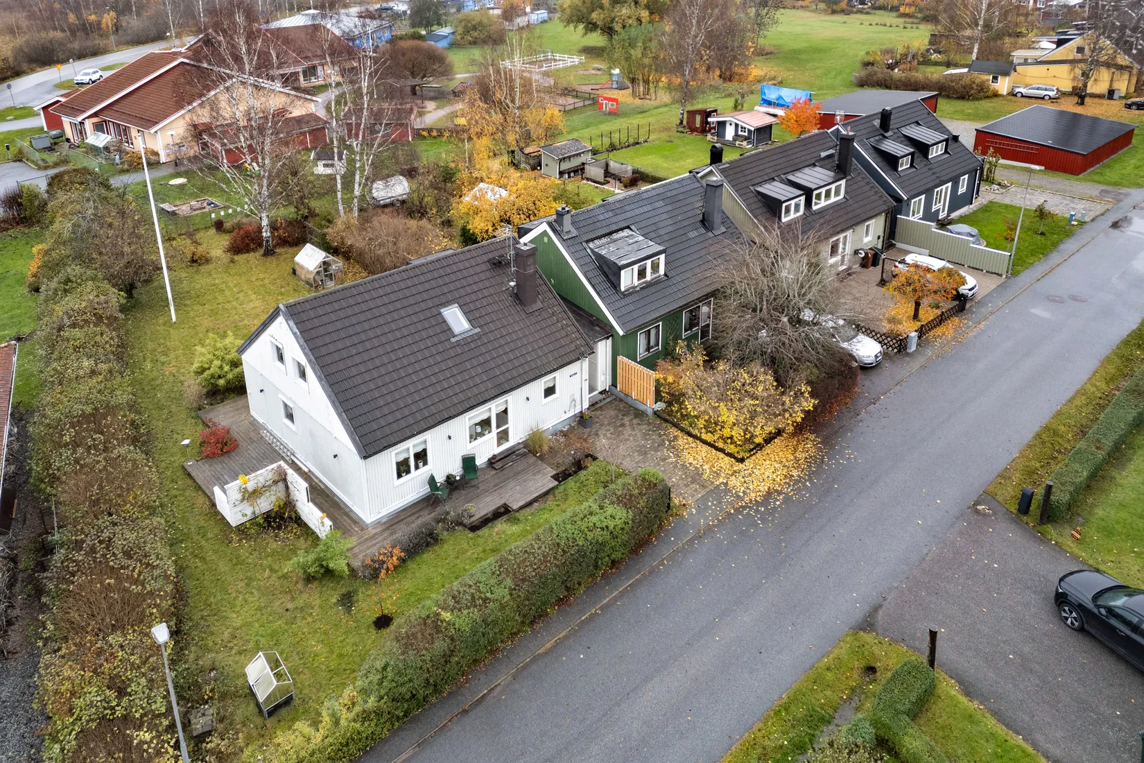 Radhus, Badvägen 18, Tuna, Österåker