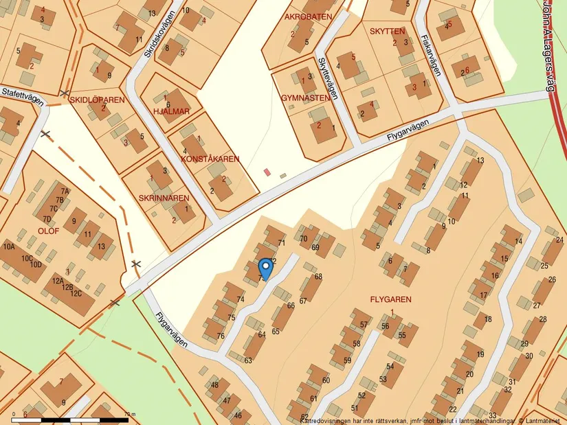 Bostadsrätt, Flygarvägen 73, Flygaren, Ljungby