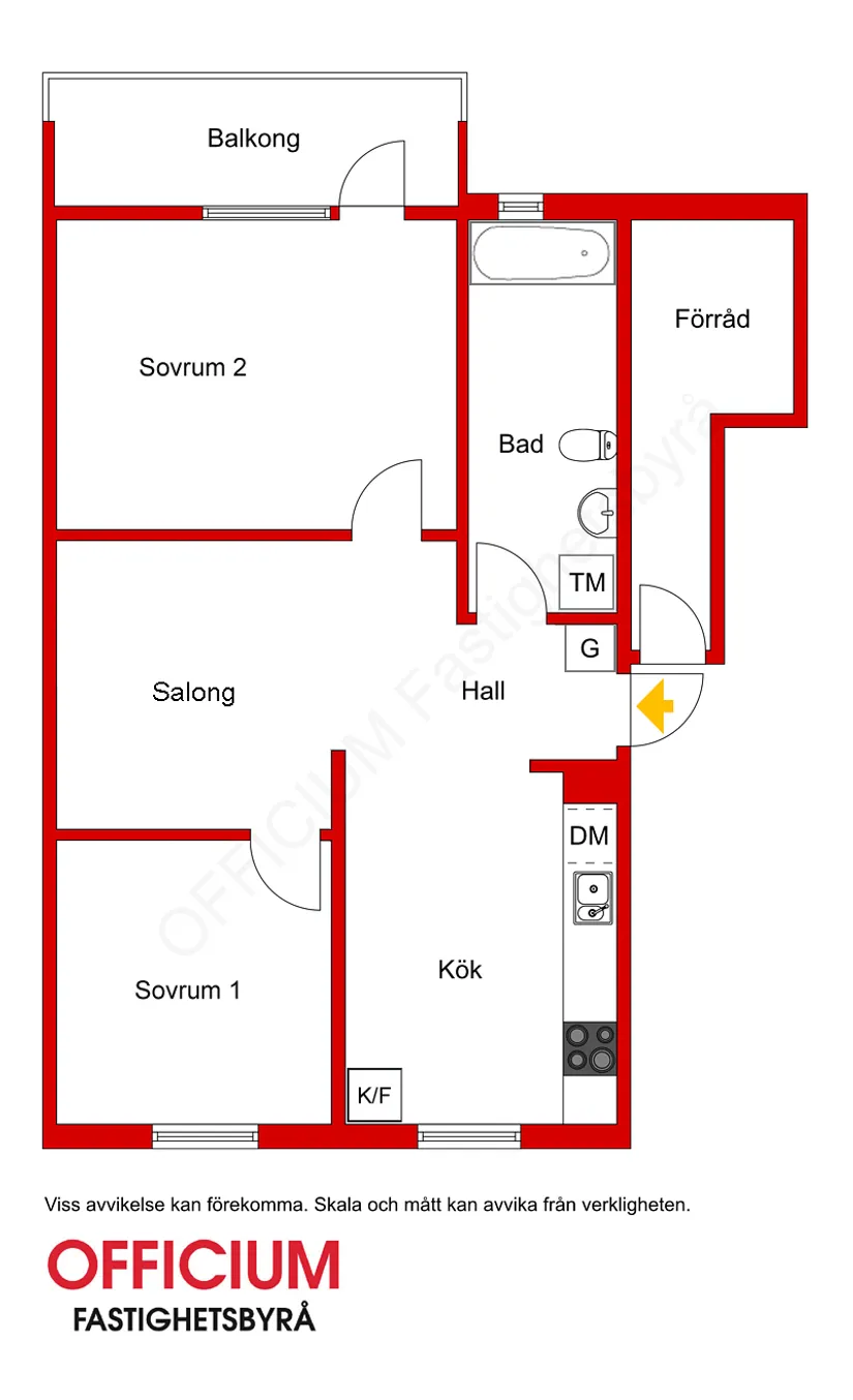 Bostadsrätt, Vickervägen 12, 2tr, Norsborg - Hallunda, Botkyrka