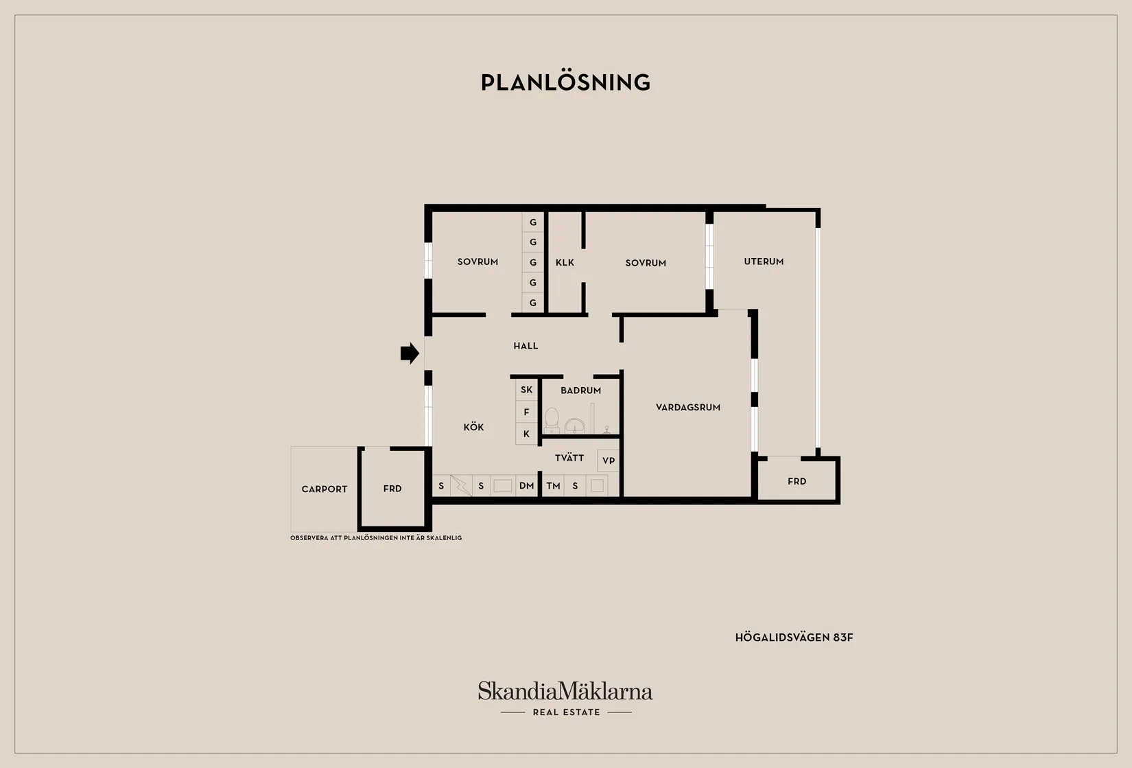 Bostadsrätt, Högalidsvägen 83F, Högalid, Kävlinge