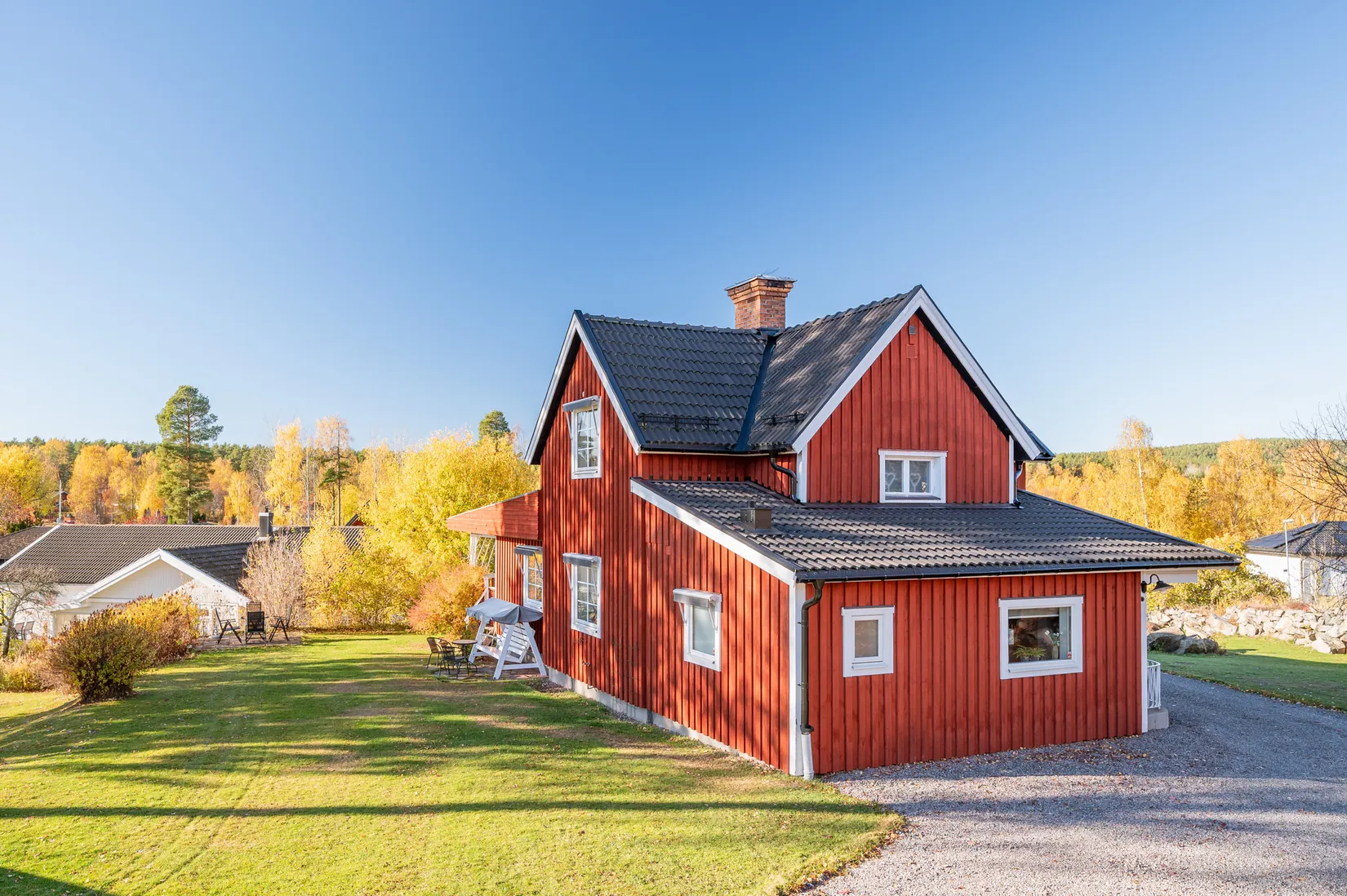 Villa, Råvägen 7, Varggården, Falun