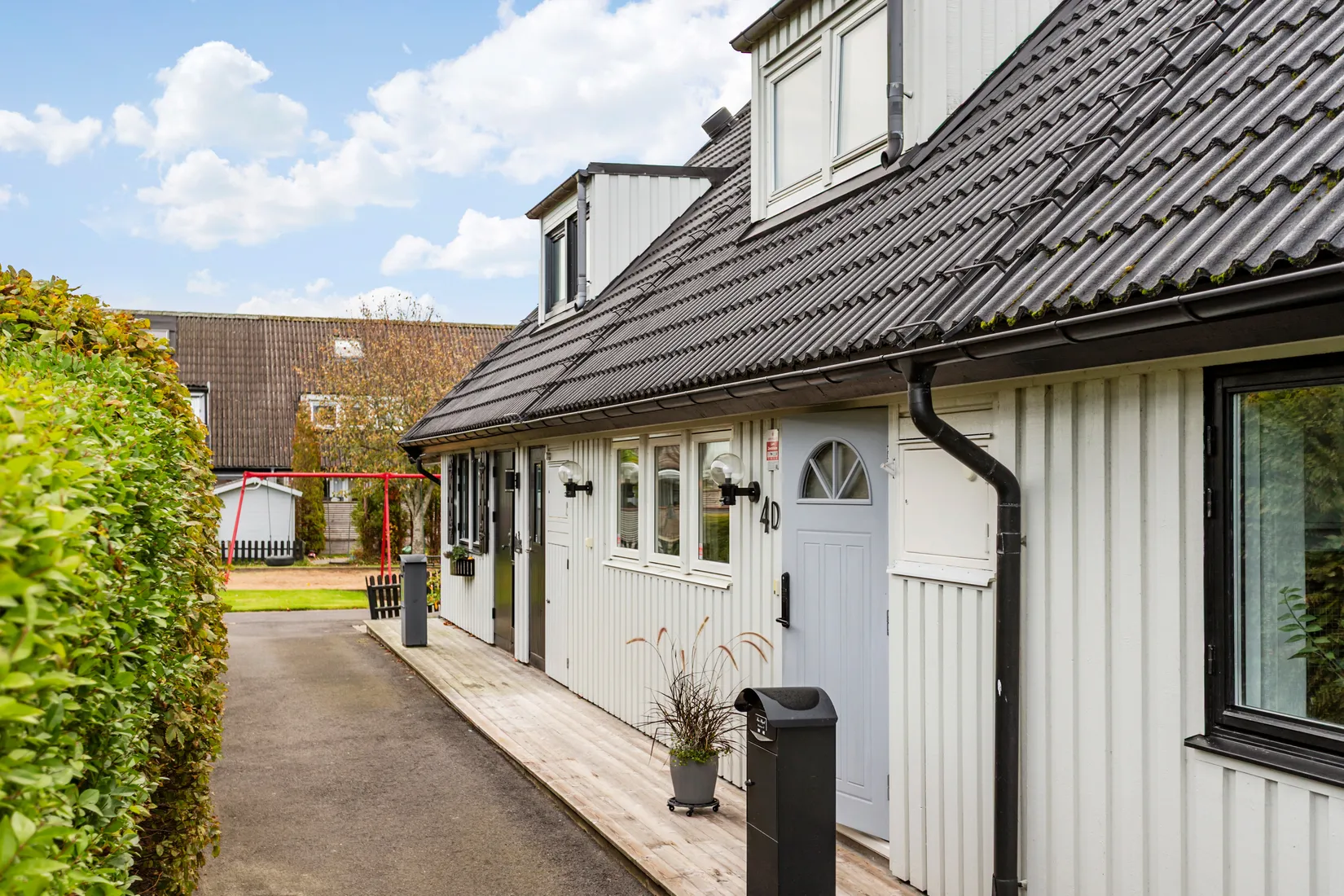 Radhus, Pölagårdsvägen 4D, Åsa tätort, Kungsbacka