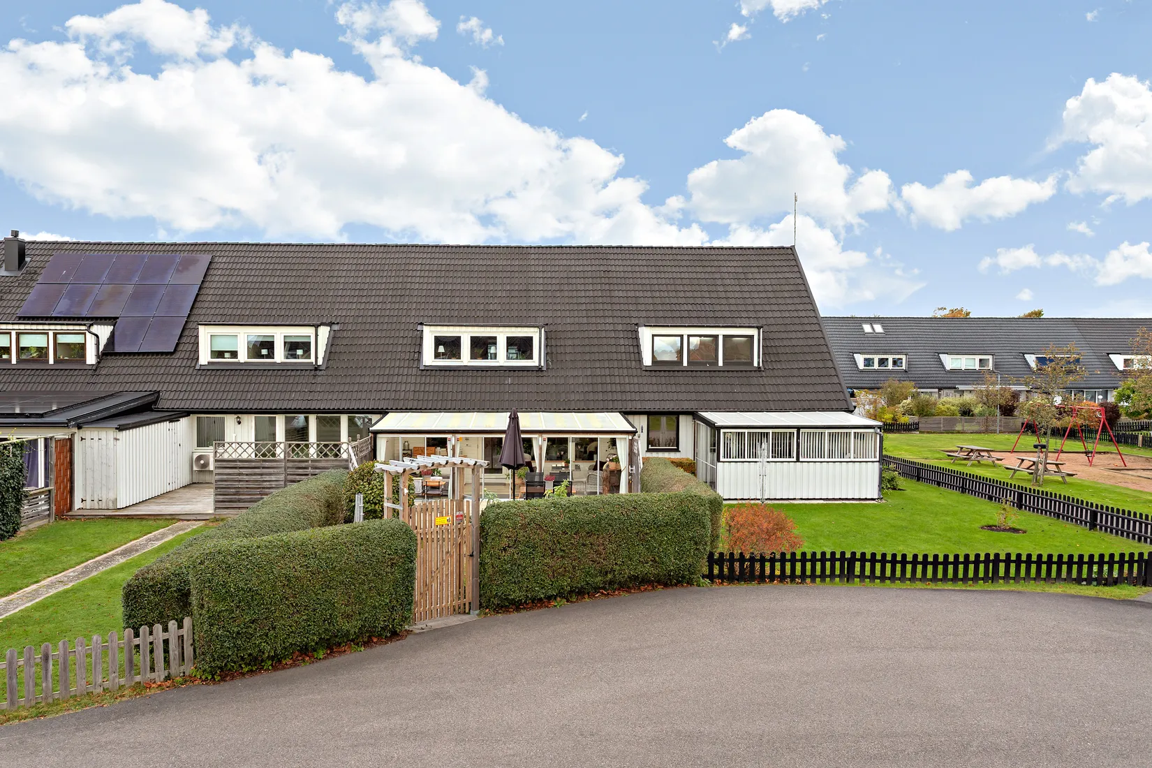 Radhus, Pölagårdsvägen 4D, Åsa tätort, Kungsbacka