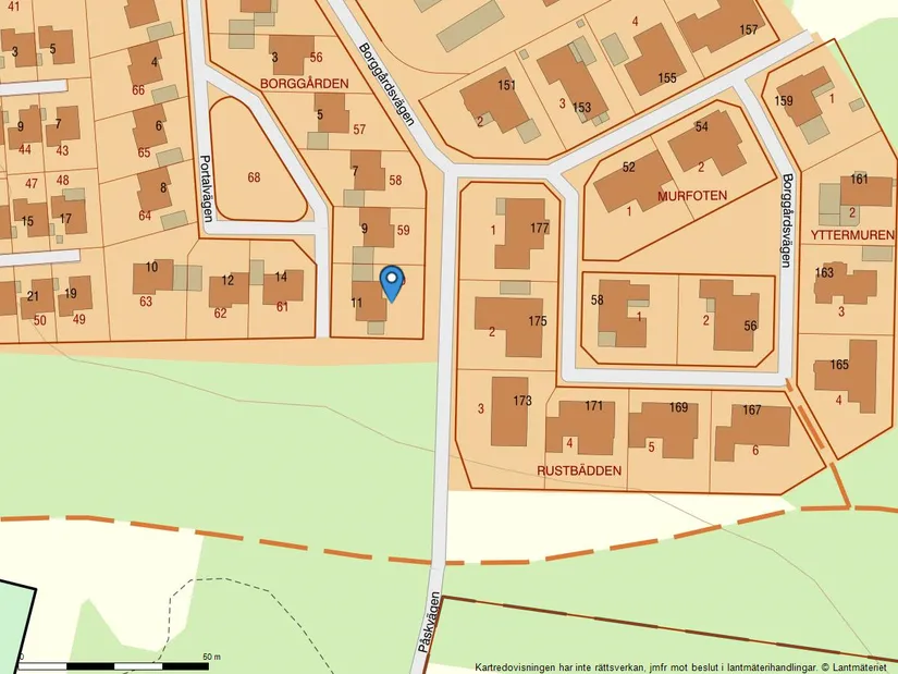 Radhus, Portalvägen 11, Hovshaga, Växjö