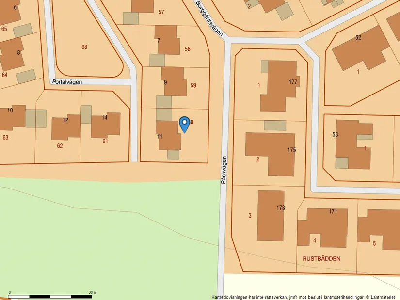 Radhus, Portalvägen 11, Hovshaga, Växjö