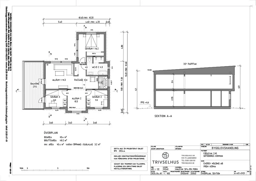 Villa, Hamnefjällsvägen 12, Torslanda - Lilleby, Göteborg
