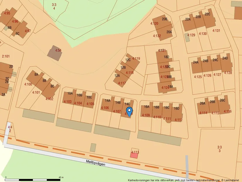 Radhus, Mellbyvägen 14C, Mellby, Partille