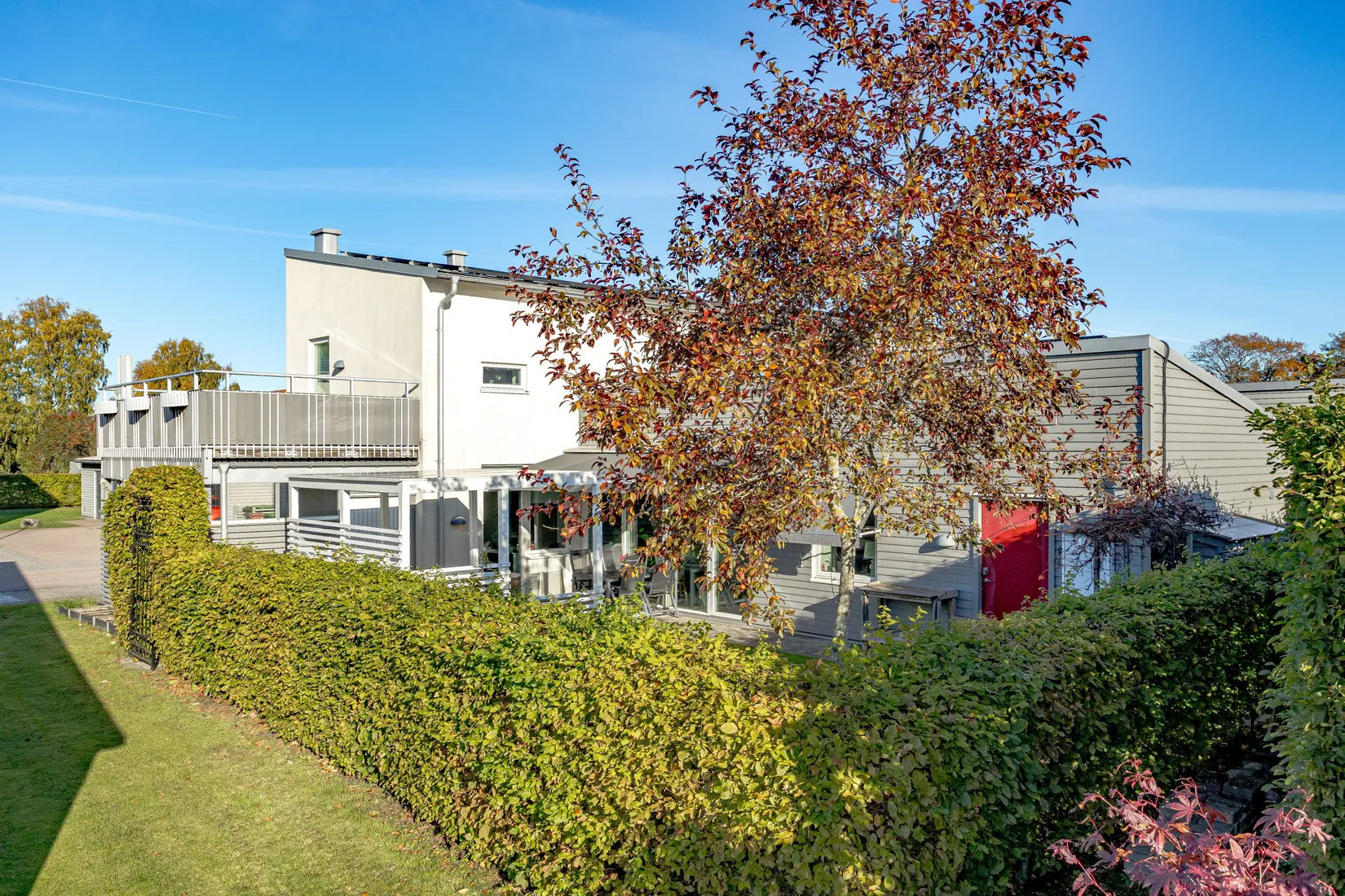 Radhus, Angelikavägen 6, Fajans/Nyby Gärde, Falkenberg
