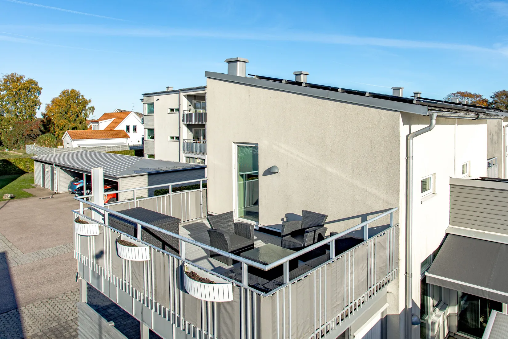 Radhus, Angelikavägen 6, Fajans/Nyby Gärde, Falkenberg