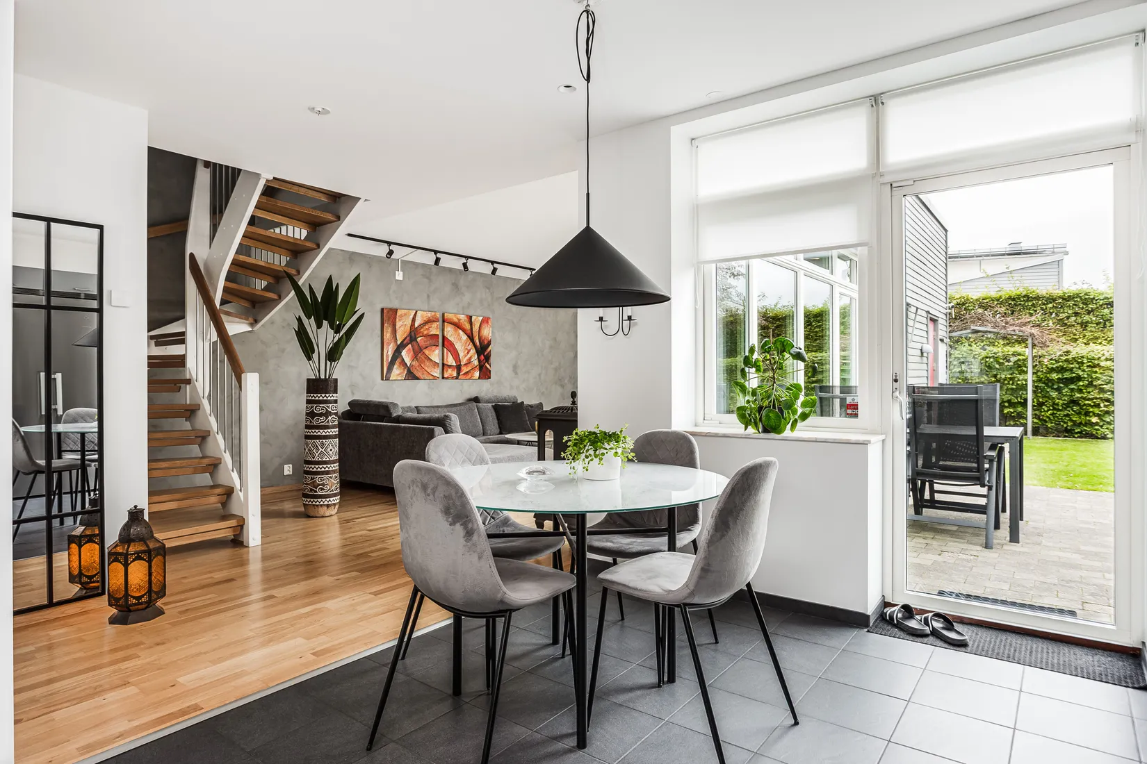 Radhus, Angelikavägen 6, Fajans/Nyby Gärde, Falkenberg