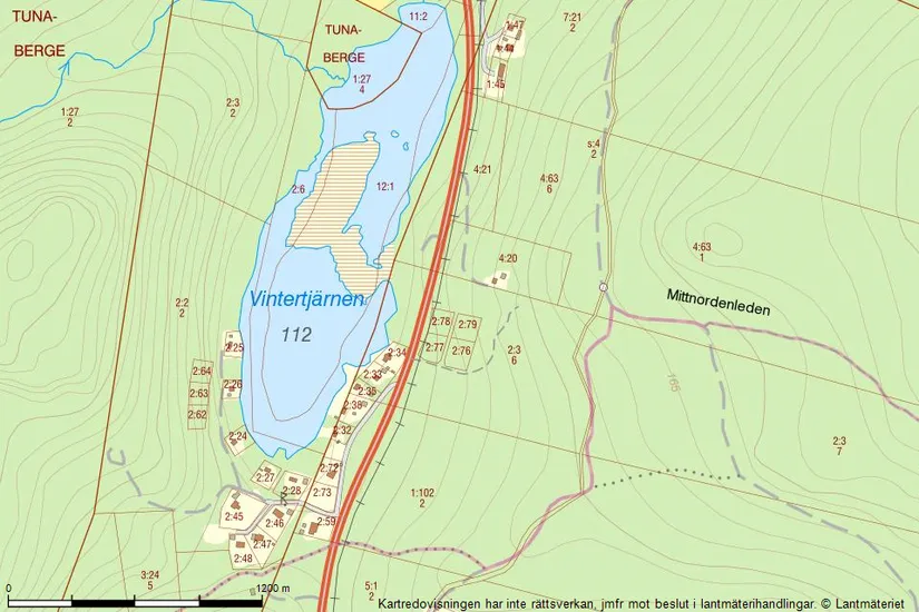 Tomt, Vintertjärn 120, Vintertjärn, Sundsvall