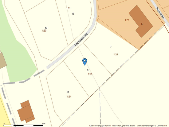 Tomt, Dag Wiréns väg 9, Fjugesta, Lekeberg