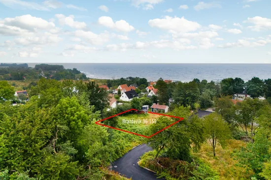 Tomt, Algstigen 10, Brantevik, Simrishamn