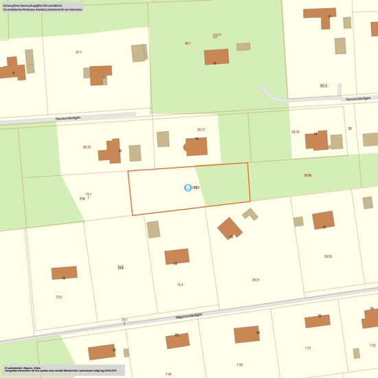 Tomt, Någorlundavägen 21C, Saxtorpsskogen, Landskrona