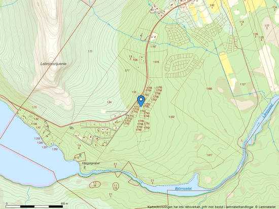 Tomt, Tjäderstigen 56, Kittelfjäll, Vilhelmina
