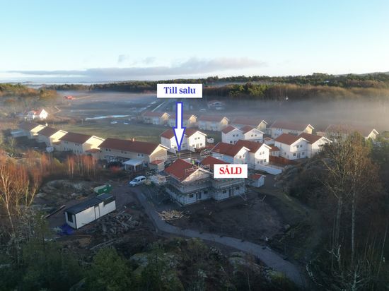 Villa, Radhus, Ulmekärrsgården 26, Grebbestad, Tanum