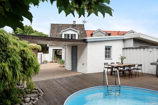 Villa, Radhus, Vagnmansgatan 14, Kvarntorget/Landskrona, Landskrona
