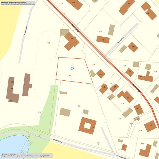 Tomt, N P Skölds väg 11B, Toarp, Malmö