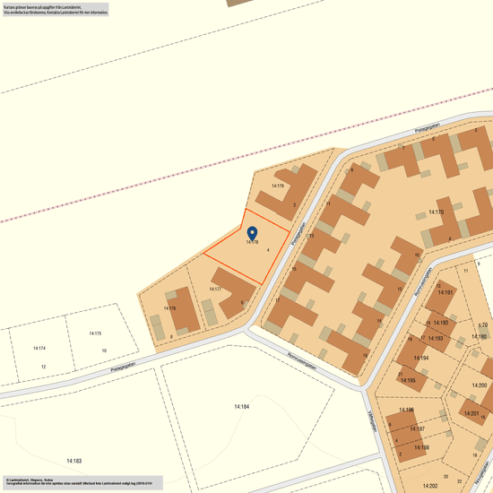 Tomt, Pistagegatan 4, ÅHUS - Åhusvången, Kristianstad