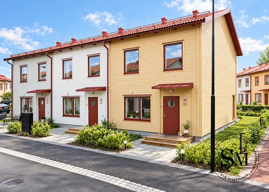 Radhus, Uttervägen 22, Kareby, Kungälv