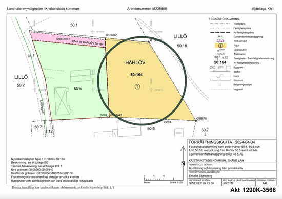 Tomt, Lillövägen 44B, Kristianstad