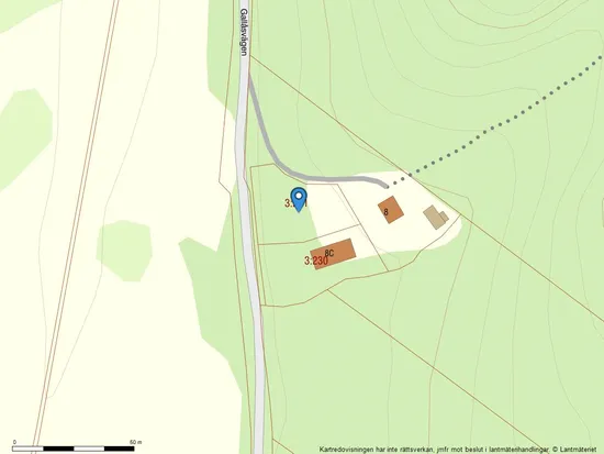 Tomt, Gallåsvägen 8B, Nol, Ale