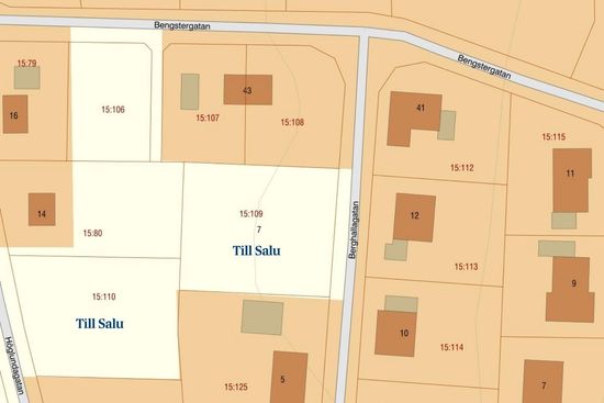 Tomt, Berghallagatan 7, Sunne