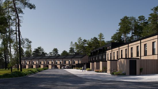 Radhus, Ridåstigen 1B, Björkalund, Norrköping