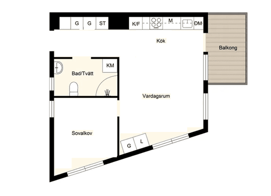 Bostadsrätt, Gamla Enköpingsvägen 174, Sundbyberg