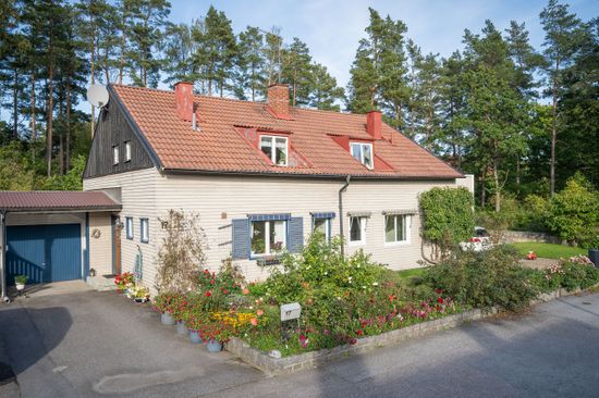 Radhus, Jägarvägen 17, Sunda, Oxelösund