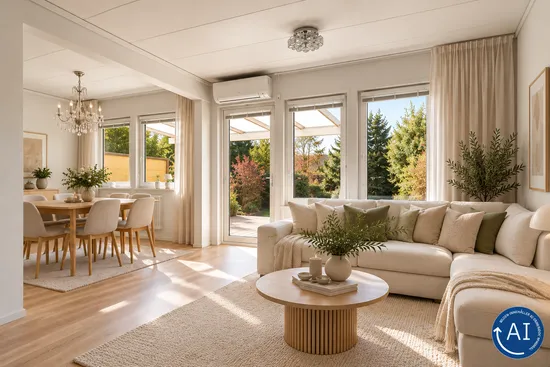 Radhus, Palissadgränd 15, Skarpäng, Täby