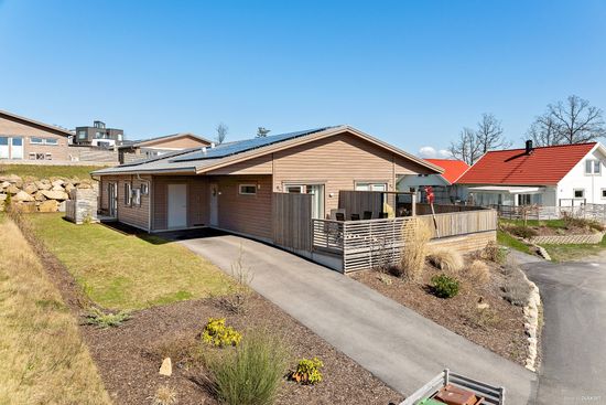 Radhus, Opphämtavägen 9a, Skrea / Brune Kulle, Falkenberg