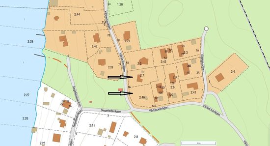 Tomt, Vårbackavägen 14 - 16, Vårby, Huddinge