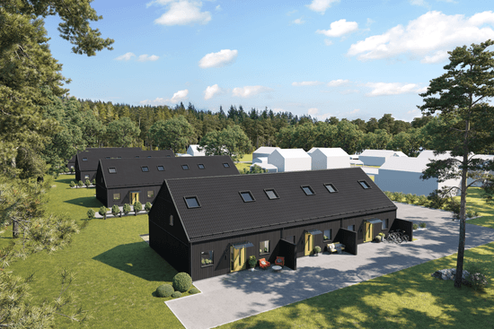 Radhus, Fönsterlavsvägen 5A-C, 7A-C, 9A-C,  11A-C, Järvstagläntan, Gävle