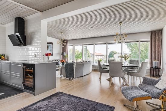 Villa, Radhus, Söndrumsvägen 26F, Rotorp, Halmstad