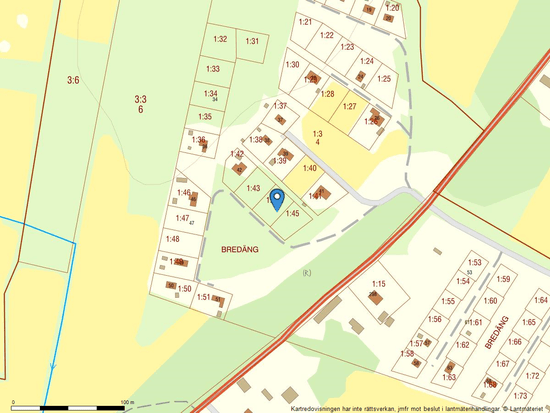 Tomt, Västra Bredäng 44, Karlskrona