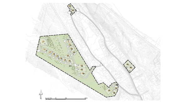 Tomt, Middagskullen tomtområde, Vilhelmina