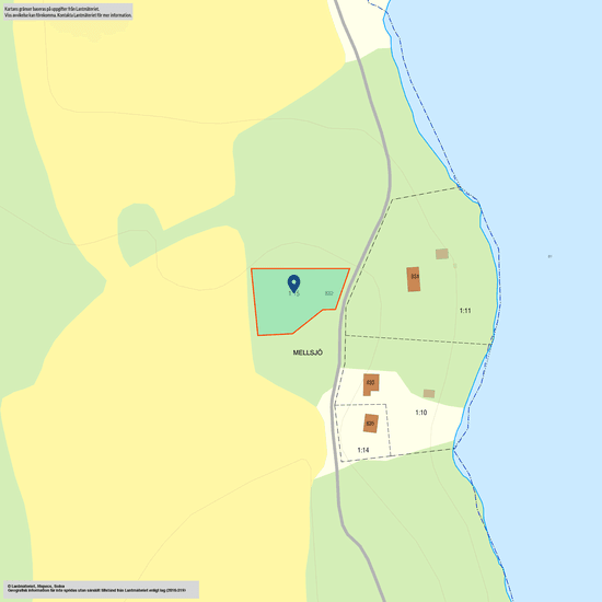Tomt, Mellsjö 832, Mellsjö vid Gapern, Karlstad