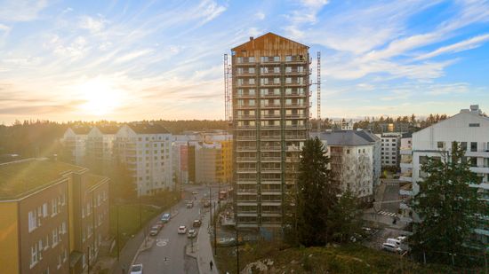 Bostadsrätt, Gaffelseglet 19 lgh 2603 Vyn, våning 16, skylevel, högst upp, Vega, Haninge