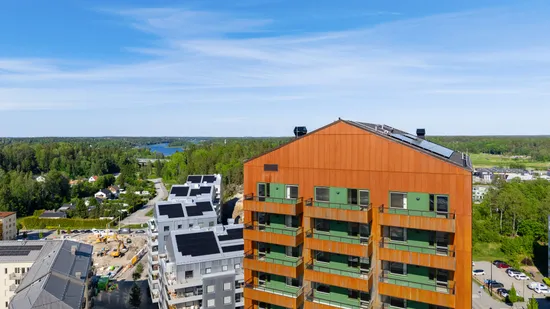 Bostadsrätt, Gaffelseglet 19 lgh 2603 Vyn, våning 16, skylevel, högst upp, Vega, Haninge