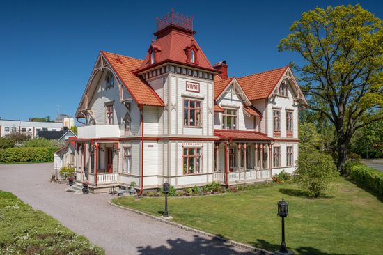 Villa, Änggatan 1, Centralt, Hjo