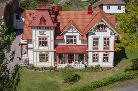 Villa, Änggatan 1, Centralt, Hjo